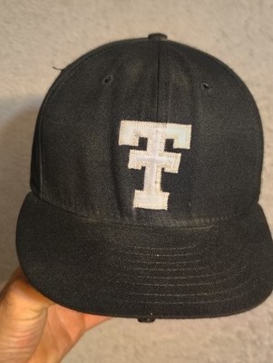 VTG 80s Texas Tech Red Raiders Delong Fitted Cap 7 1/8 Made USA