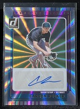 2025 Donruss - Carson Rucker Signature Series Silver Holo Laser Auto Tigers