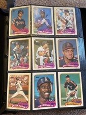 1988 Topps Baseball 600+ Card Binder Lot MLB Stars HOF Team Sets Dodgers Yankees