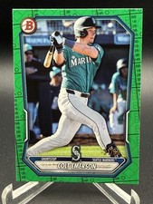 2026 Bowman Prospects Colt Emerson Green Pattern /99 Seattle Mariners