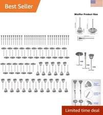 99 Pcs Wire Brushes Set for Rotary Tools - Crimped Design for Narrow Access