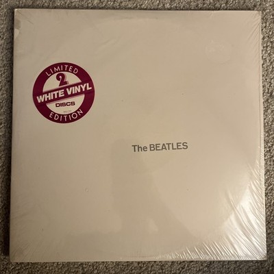 The Beatles White Album LP -White Vinyl - SEBX-11841 Factory Sealed 1978 w/ Hype