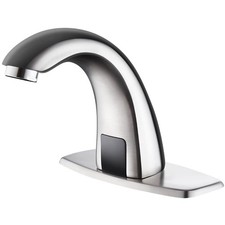 Touchless Bathroom Sink Faucet - Automatic Motion Sensor Faucet - Battery Ope...