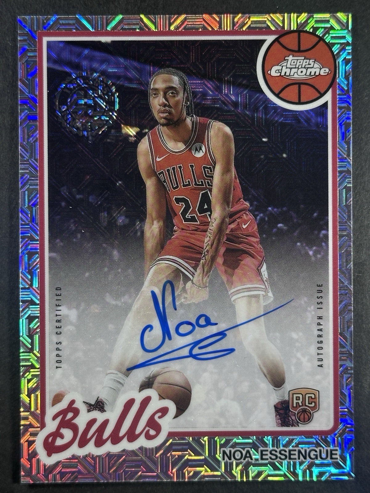 2025-26 Topps Noa Essengue 1980-81 Topps Rookie On Card Auto 80CR2-NE