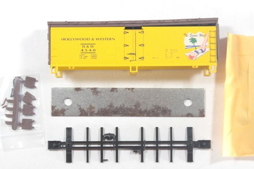 Refrigerador HO Athearn Hollywood & Western 40 ft madera con escotilla de hielo #4548 kit nuevo | Zustand: New