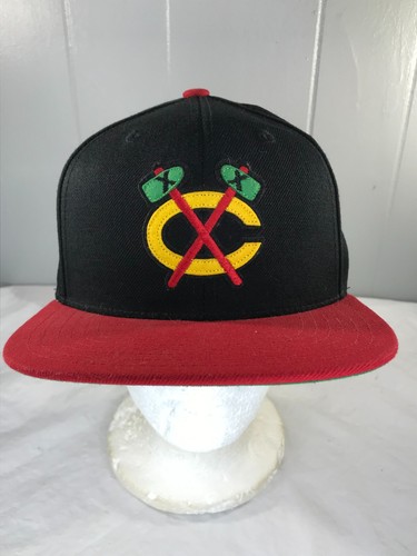 90's Vintage Chicago Blackhawks NHL Hockey American Needle Snapback Hat Cap - Bild 1 von 5