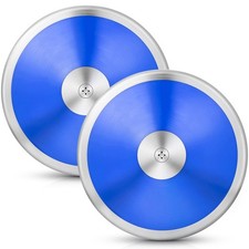 Wettarn 2 Pcs 1.6 kg Sports Training Discus Boys Girls Discus Track and Field