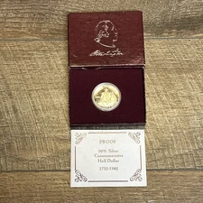 1982 S George Washington Silver Half Dollar Proof-With Box And COA