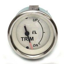 Teleflex Boat Trim Gauge 67527F | Mercury 2 Inch White