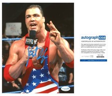 KURT ANGLE SIGNED WWE WRESTLER 8x10 PHOTO - ACOA COA KURT ANGLE SIGNED WWE WRESTLER 8x10 PHOTO - ACOA COA