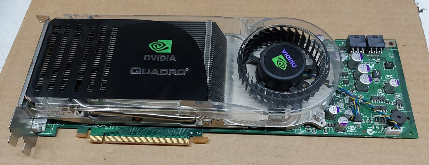 PNY NVIDIA Quadro FX 5600 1536 MB  1.5GB DDR3, 2x DVI PCI-E