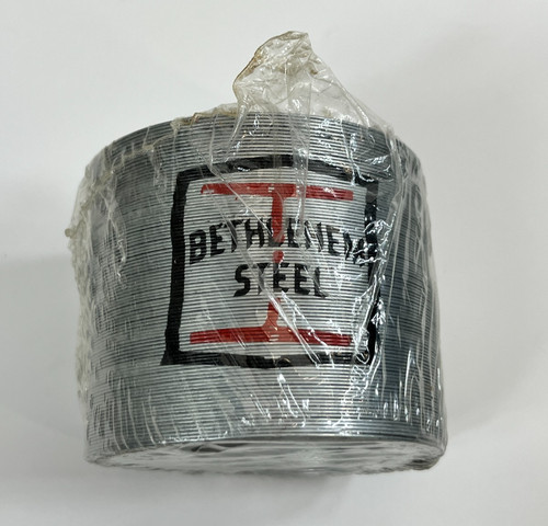 Vintage Bethlehem Steel SLINKY Plant Toy Promo I-Beam Logo