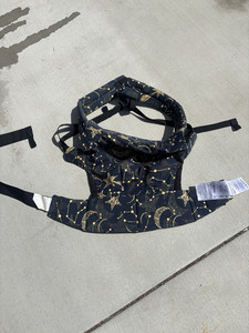 Baby Carrier BC001 Black Gold Moon & Stars Buckle