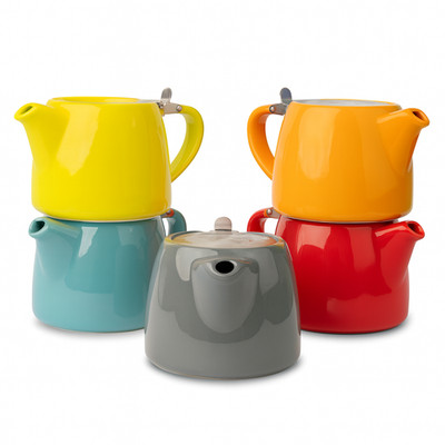 Stapel Teekanne mit Teeei für Loseblatt Tee (530ml)
