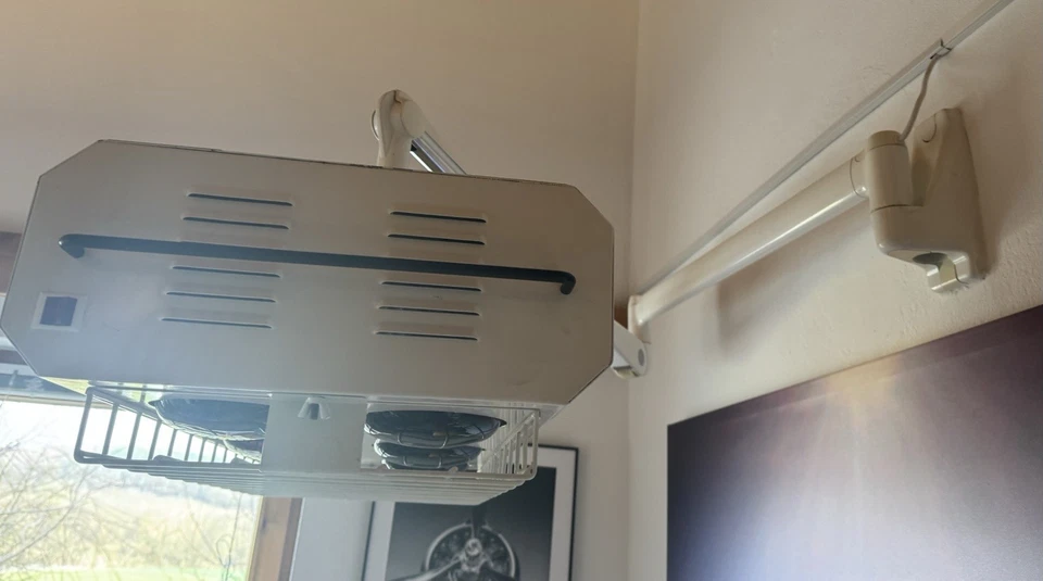 Rotlichtstrahler Wärmestrahler 6er mit Wandbefestigungsarm, Physiotherapie - Bild 3 von 4