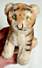 Vtg Steiff Tiger Plush Mohair 6 Germany No Button Tag