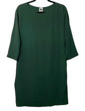 Missoni Dress IT 40 US 4 Hunter Green Long Sleeve Quiet Luxury Capsule Shift