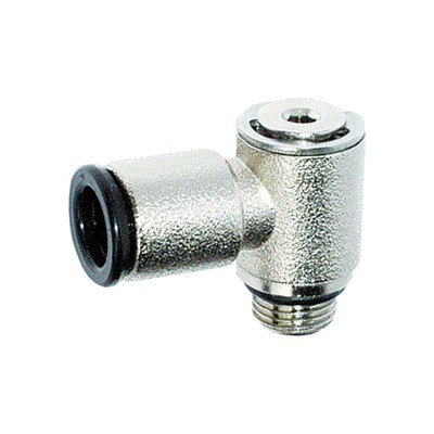 Riegler Winkelschwenkverschraubung »value line« G 1/4 a. MS vern. Ã˜6mm