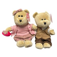 Starbucks 2007 Bearista Bear Collection 58th  59th Edition Set Valentine Couple