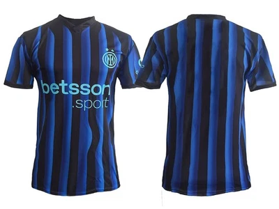 Maillot neutre Inter Home 2025 2026 noir officiel adulte enfant LC sport - Photo 1/4