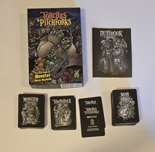 Torches & Pitchforks Card Game Of Monster Movie Mayhem Complete