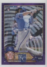 2023 Topps Chrome Purple Sonar Refractor 133/275 Nate Eaton #96 1e15