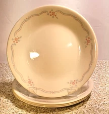 Corelle ENGLISH BREAKFAST Bread & Butter Plates 6.75" SET OF FOUR (4)