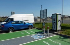 Photo 6x4 Electric Vehicles Only Girvan Two new vehicle charging points a c2016