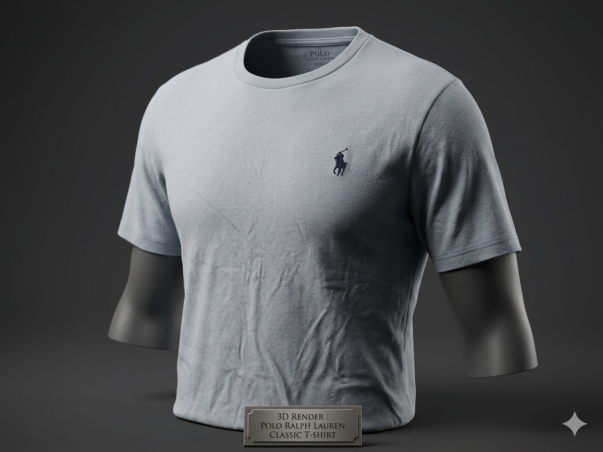 Polo Ralph Lauren Men's Classic Fit Cotton Crew Neck T-Shirt Gray Sz XL