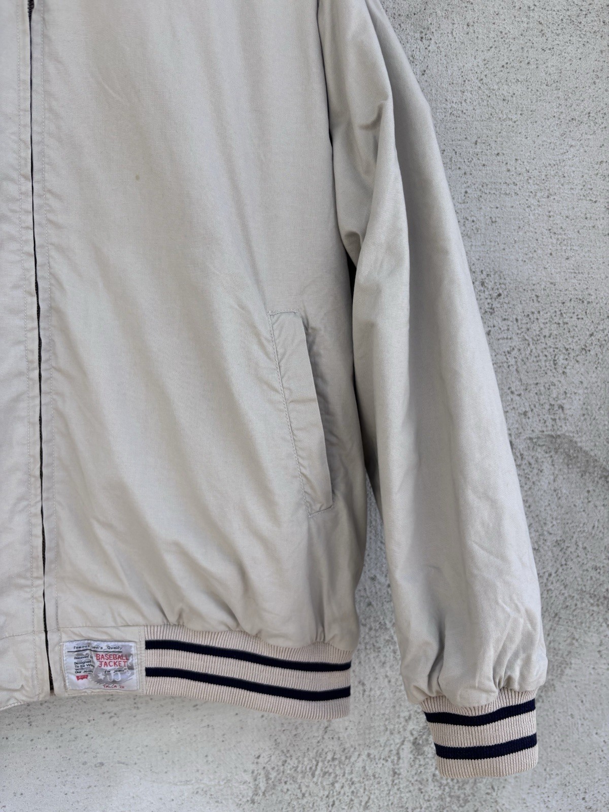 Levi’s Reversible Baseball Bomber Jacket Mens Sma… - image 10