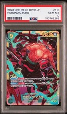 One Piece Roronoa Zoro SEC OP06-118 PSA 10 Gem Mint Japanese 7796