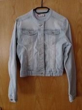 Damen-Jeansjacke Mit Strasssteine, Gr. 38
