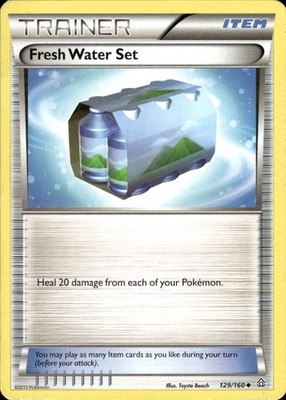 Fresh Water Set 129/160 Uncommon Primal Clash Pokemon Moderately Played