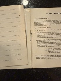Mike Tyson's Punch-Out!! (Nintendo, 1987) Folleto de instrucciones &iexcl;SOLO! - NES