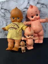 Showa Retro Kewpie Doll Set of 4 from 60cm to 15cm