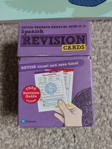 PEARSON EDEXCEL GCSE SPANISH REVISION WORKBOOK AND CARDS. FREE UK POSTAGE - Picture 3 of 3