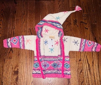 Boutique Santa Fe Cardigan HandKnit Equador Wool/Cotton 12M Purple Mountain
