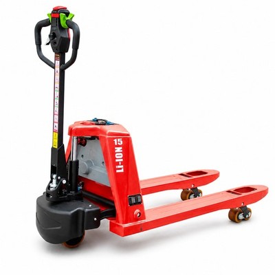 3300LBS Full Electric Pallet Truck W/ 48''x27'' Fork 48V Removable Lithium Battery