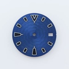 28.5Mm Black Blue Green White Watch Dial Green Luminous Dial Fit NH35 Movement F
