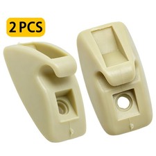 For Vw Scirocco Mk1 1981-1985 Jetta Mk2 Visor Support Retainer Clip Beige 2pcs