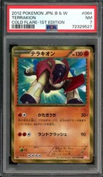 Terrakion 064/059 Cold Flare Japanese Secret Rare