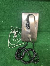 Crosley CR-57 retro rotory look chrome push button wall phone tone/pulse 