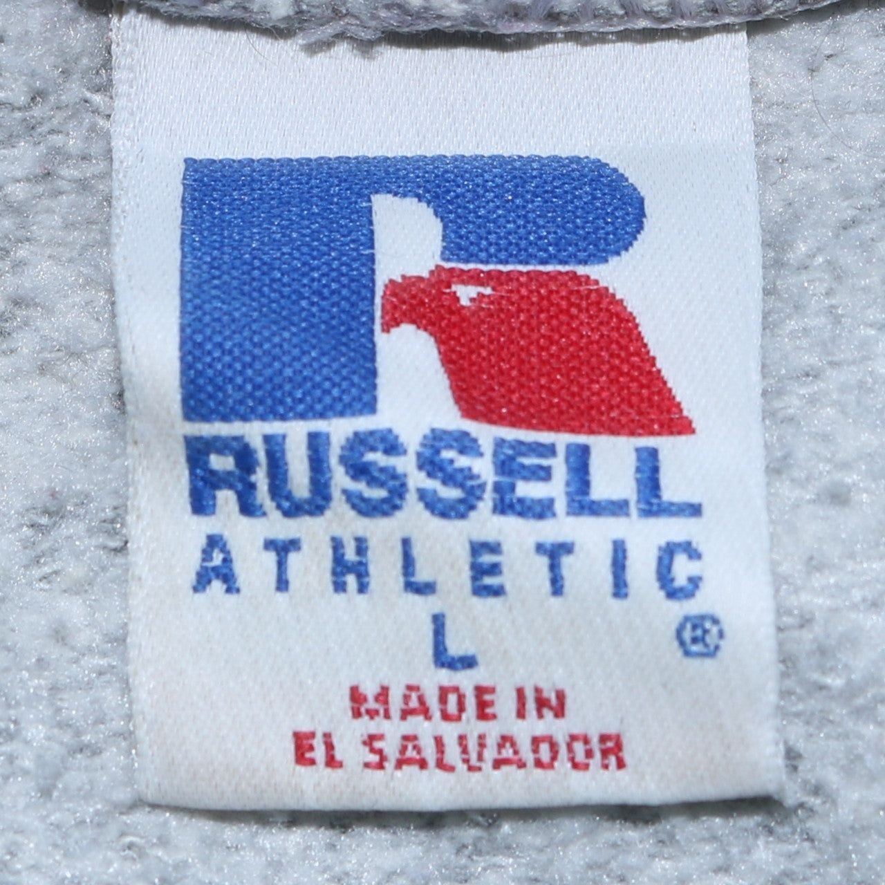Russell Athletic Grey Hoodie Womens L image 4
