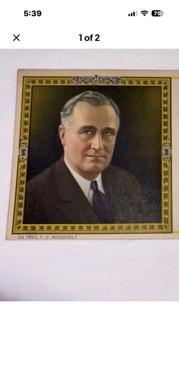 1930’s PRES. F.D. ROOSEVELT INK BLOTTER