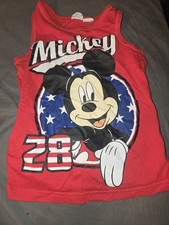 Mickey Mouse Sleeveless Shirt Tank Top Size 5t