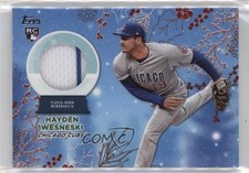 2023 Topps Holiday Relics Red Metallic 4/25 Hayden Wesneski #RC-HW 14tz