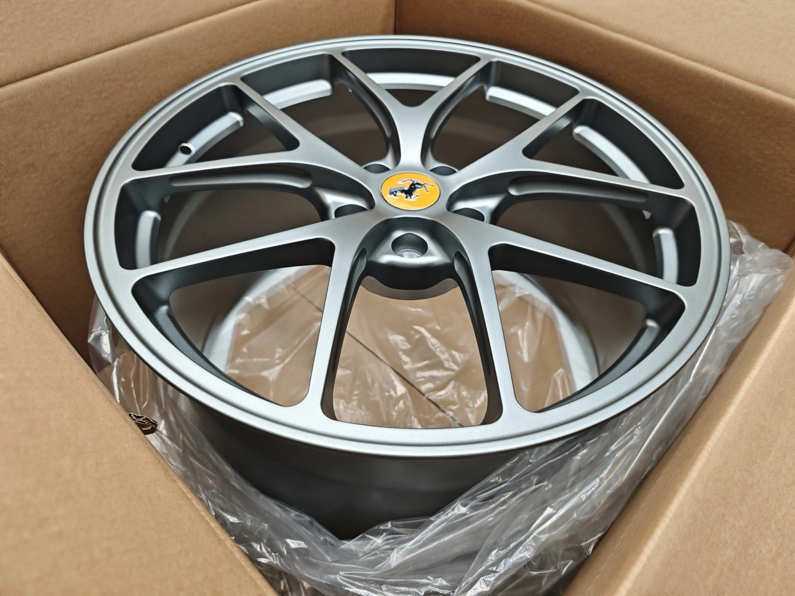 Custom 3D Scanned Ferrari wheels