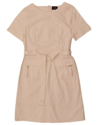 Liu Jo Damen A-Linien Kleid IT 46 Large Weiß BQ09