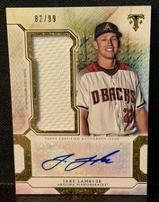 2018 Topps Triple Threads Single Jumbo Relics /99 Jake Lamb #UAJR-JL Auto 