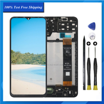 For Samsung Galaxy A13 A137F LCD Touch Screen Assembly Replacement Frame